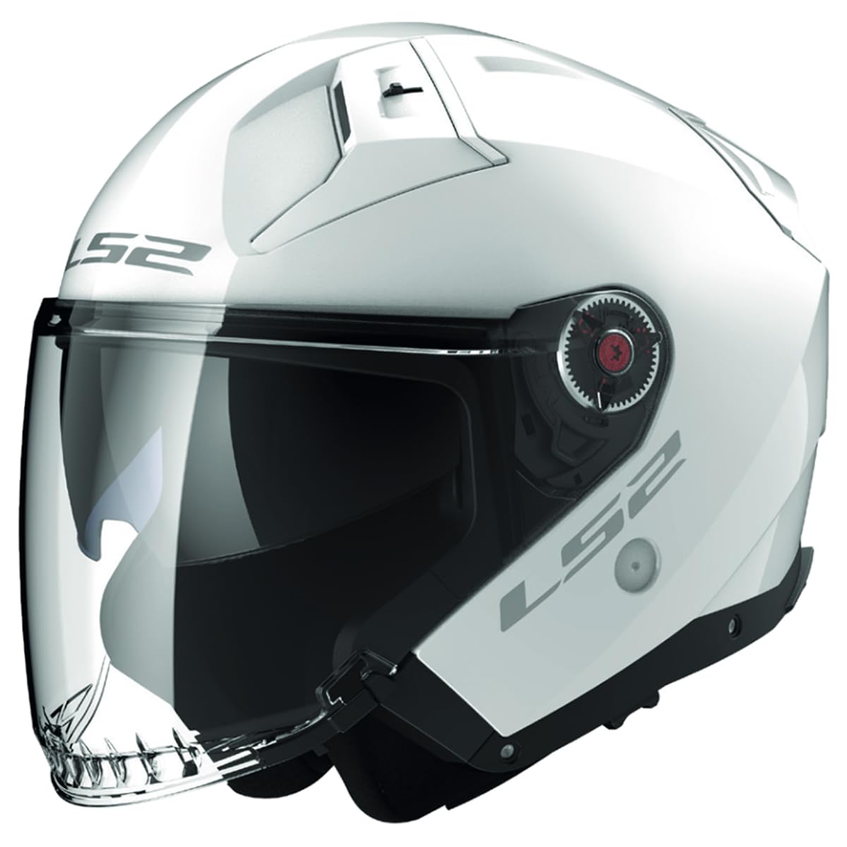 LS2 INFINITY II Jethelm – SOLID White, Größe XL