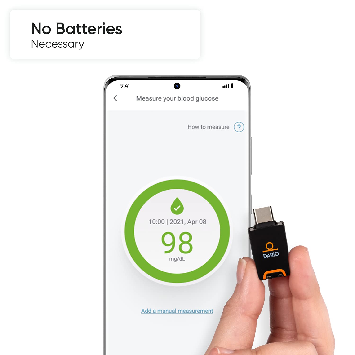 DARIO Blood Glucose Monitor Kit Test Your Blood Sugar Levels and