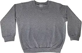 Blusa de Moletom Infantil, Baby Deluxe, Mescla, 16 Anos