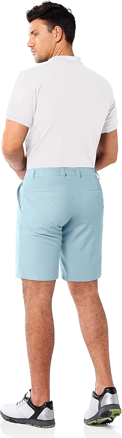 33,000ft Men's Golf Shorts 9" Dry Fit Stretch Golf Short UPF 50+ Lightweight Flat Front Golf Shorts with Pockets - Image 6