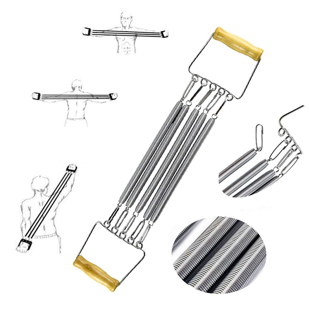 Buy OUTLANDWAY Chest Expander, Chest Exerciser with Five Springs