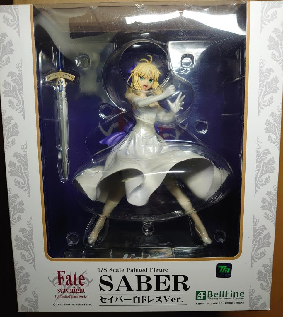 [箱無し]セイバー 白ドレスVer. 1/8 PVC製塗装済み完成品 Amazon | Fate UBW セイバー 白ドレスVer. 1/8 フィギュア オリジナル