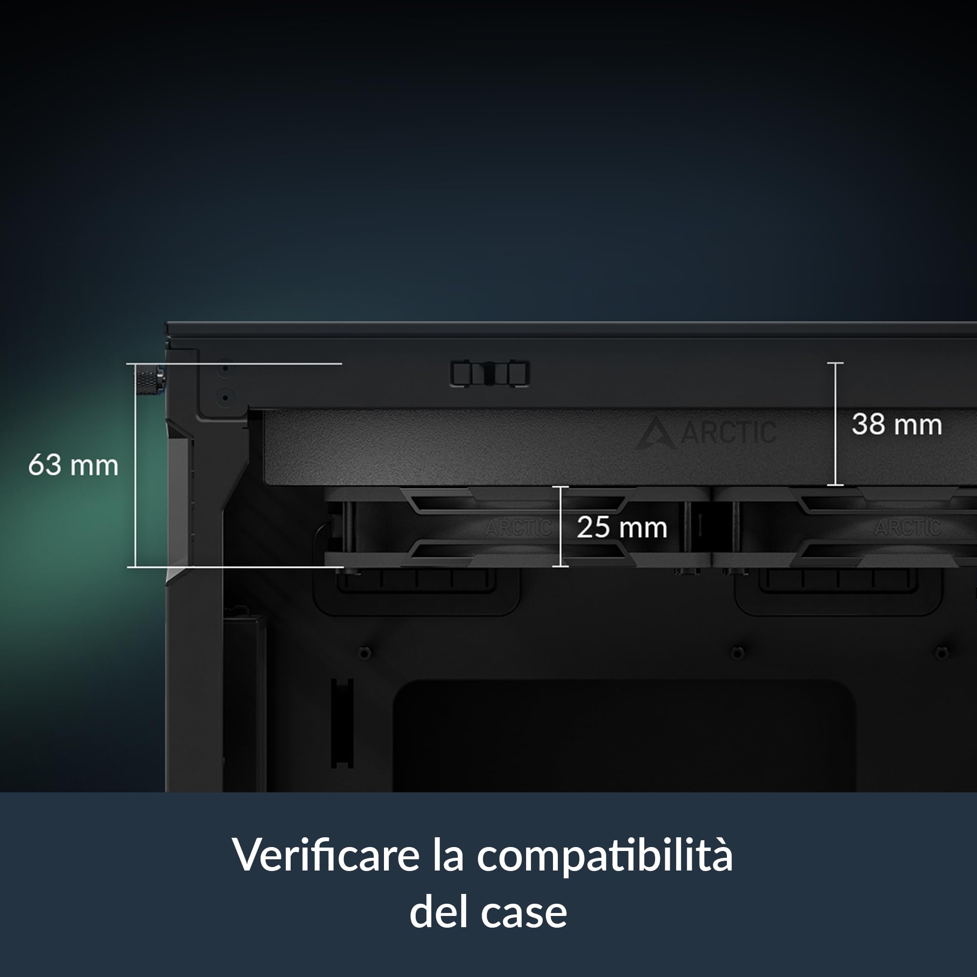 ARCTIC Liquid Freezer III Pro 360 - Dissipatore AIO per CPU, 3 x 120 mm Raffreddamento a Liquido, Radiatore da 38 mm, Pompa PWM, Ventola VRM, AM5/AM4, Intel LGA1851/1700 Telaio di Contatto - Nero