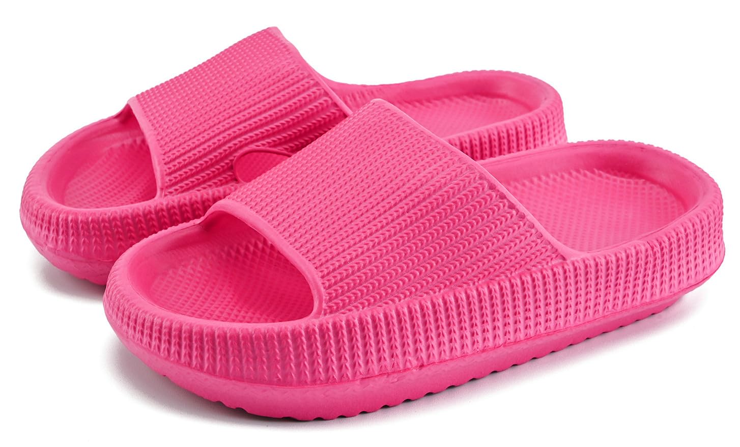 Sharllen Cloud Slides for Boys &amp; Girls - Non-Slip House Slippers for Kids - Beach Slide Sandals in Black, White &amp; Beige