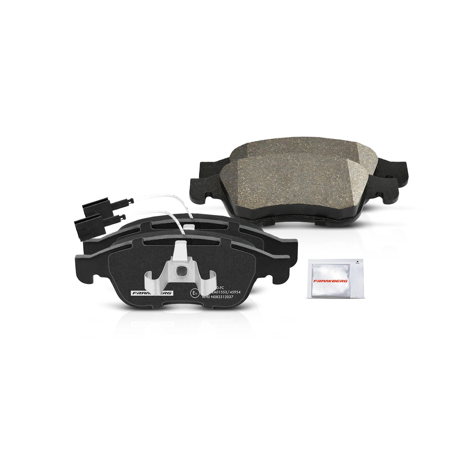 Frankberg 1 set freni incl. 2 dischi freno + 4 pastiglie freno anteriori | Compatibile con: Giulietta 940