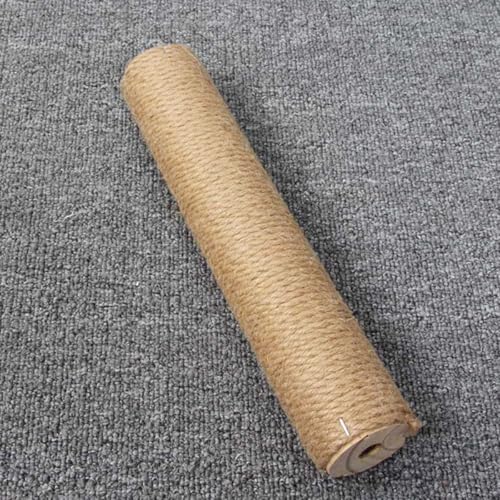 Poste rascador para gatos de madera y yute 15.75 in miniatura 5