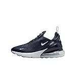 Nike Air Max 270 Big Kids' Shoes (943345-407, Obsidian/White/White/Cobalt Bliss) Size 7