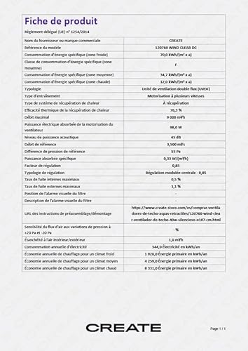 CREATE / WIND CLEAR/Ventilador de techo con luz blanco y mimbre óvalo con mando / 40W, Ø108 cm, temporizador, 6 velocidades, aspas retráctiles, 3 temperaturas de luz, función verano-invierno - imagen 12