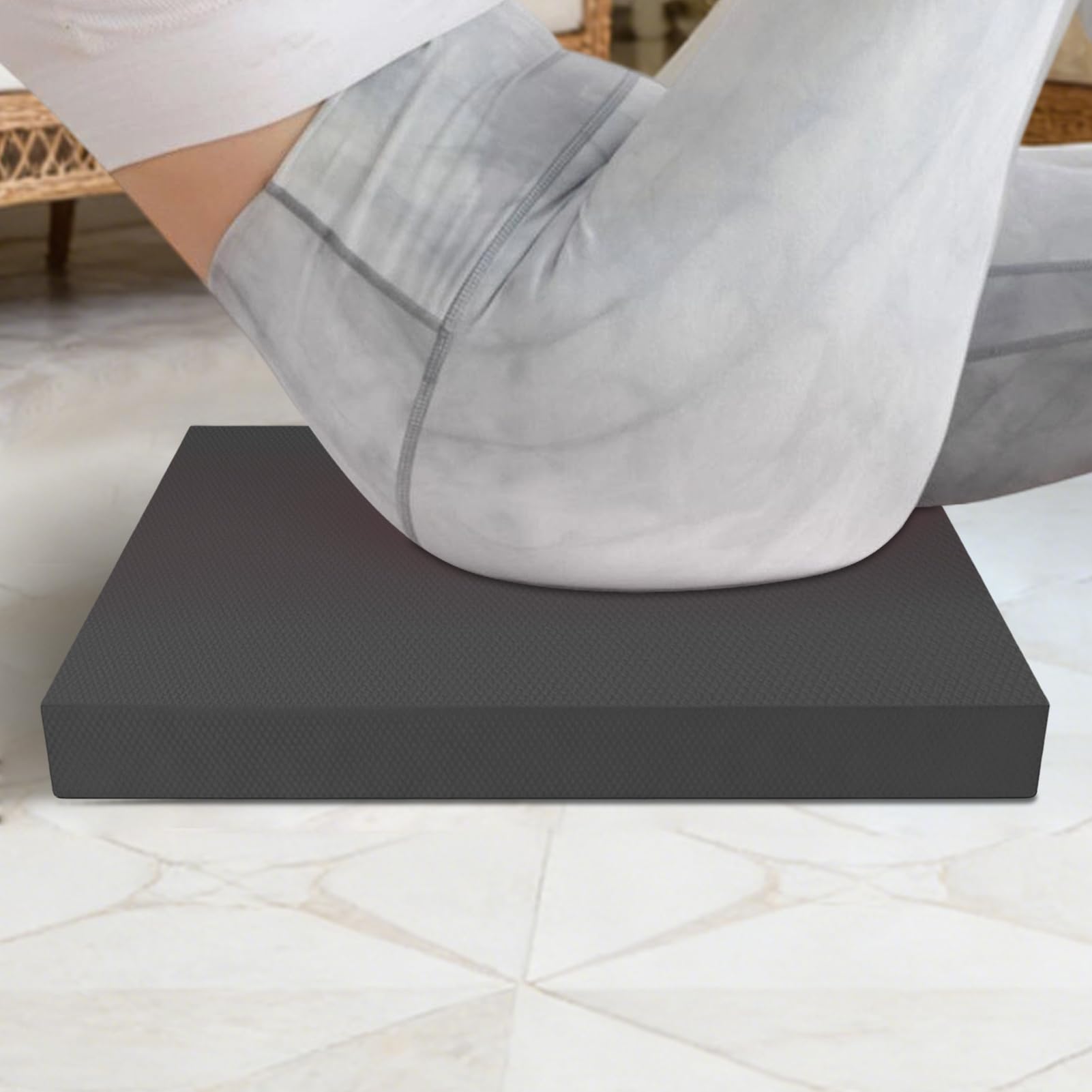 Balance-Pad für Gleichgewichtstraining 50x40cm Weiches Dickes | Gleichgewichtstrainingsgerät aus Schaumstoff für Frauen Männer -Fitnessstudio Indoor-Boden Yoga Pilates Workout Fit