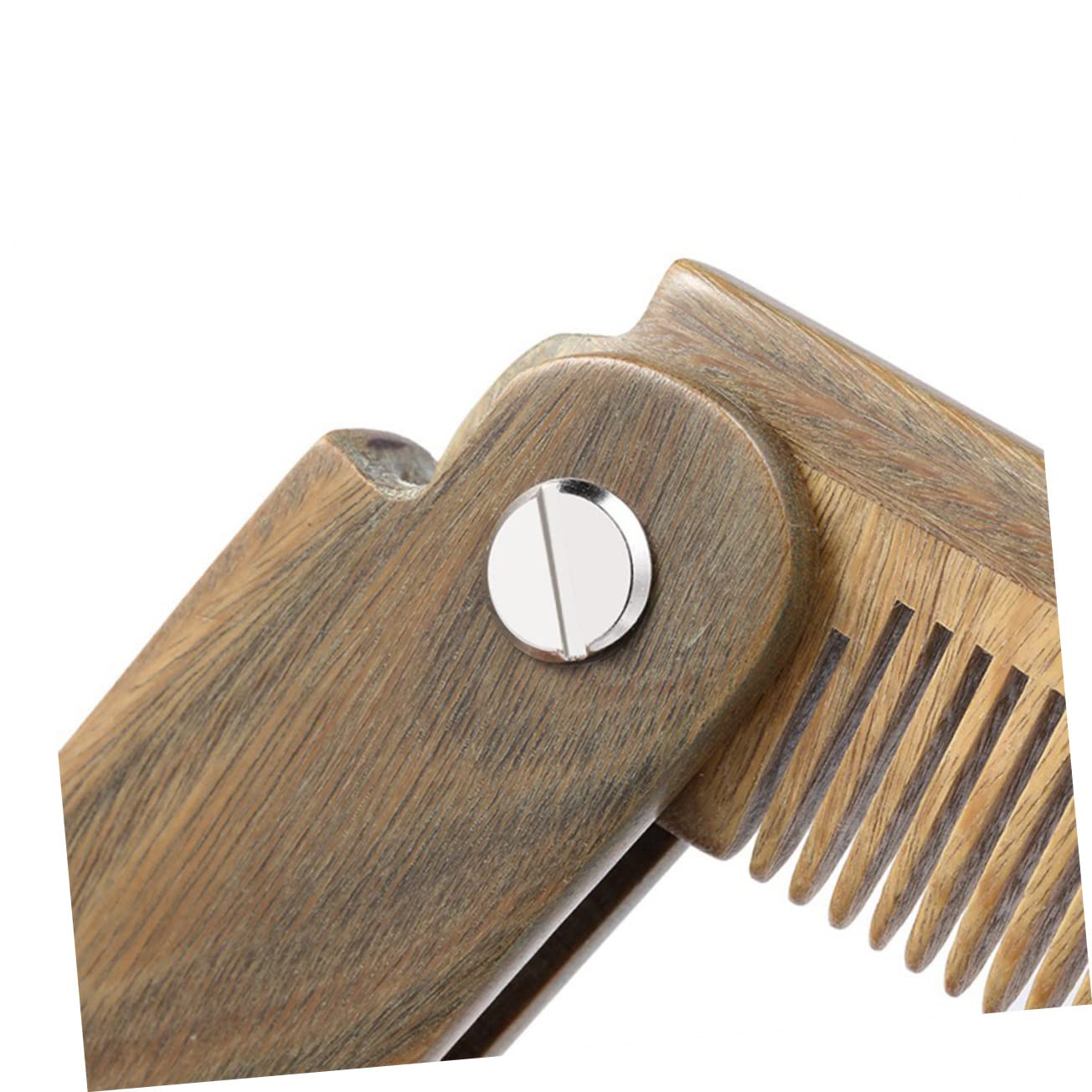 OHPHCALL Wooden Beard Comb for Men Mini Pocket Styling Tool Beard Care Accessories for Men