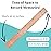 HEADWATERS STUDIO Wooden Growth Chart for Wall - Wooden Height Chart for Kids, Child Height Wall Chart, Height Measurement for Wall, Kids Sizing Chart, Height Ruler for Wall - Natural (63x5.75)