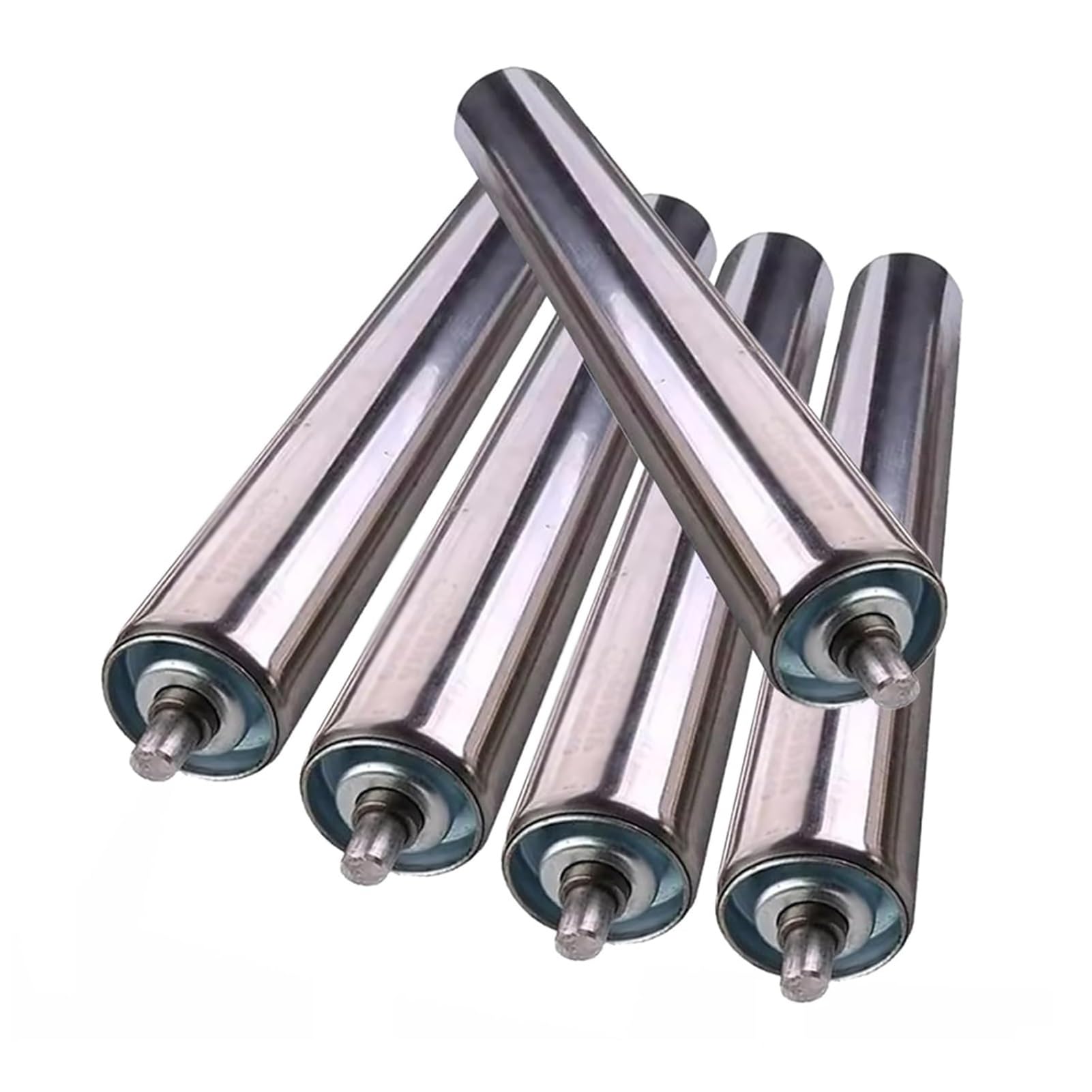 Stainless Steel Gravity Roller for Industrial, Gravity Transmission Replacement Part, Suitable for Fence Mower DIY Projects, 25 32 38 50 60 Mm Dia Heavy-Duty Replacement Rollers(Dia 32MM/1.25in,L 300M