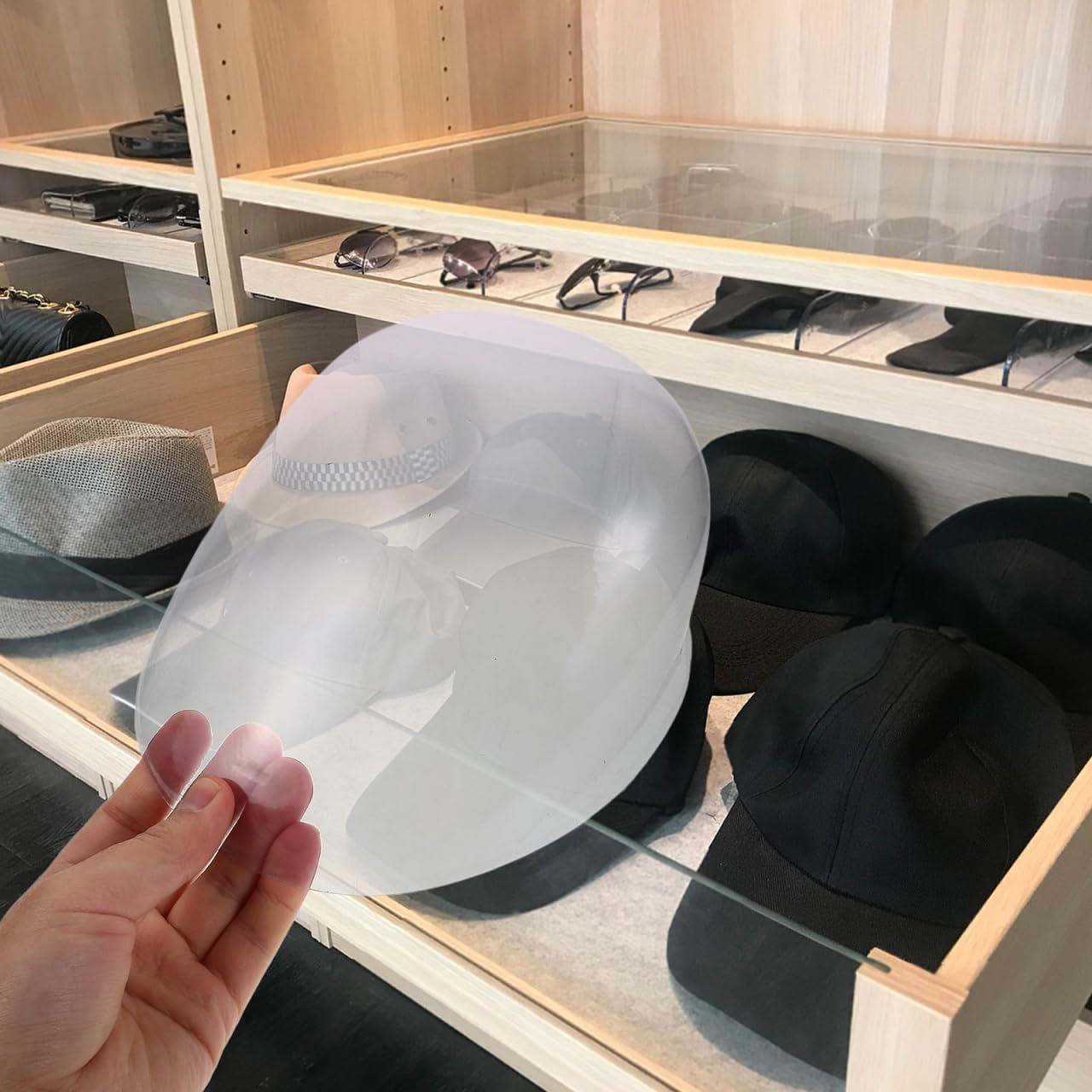 10Pcs Hat Support Stand Baseball Cap Inserts for Shape Cap Inner Support Shaper Anti-Deform for Baseball Caps Berets Newsboy and Flat Caps Display