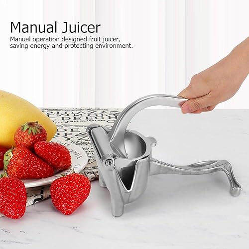 Miniatura 3 de Exprimidor manual Exprimidor manual portátil de aluminio Exprimidor de limón naranja Juicer Extractor de frutas y verduras