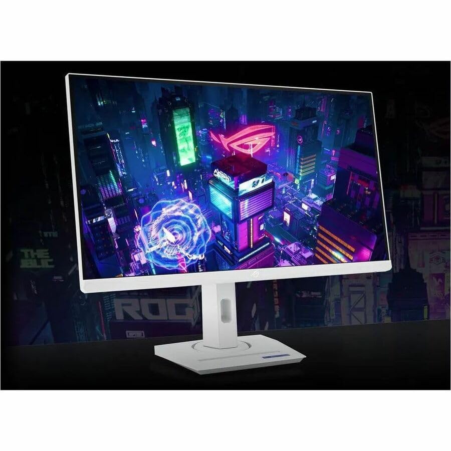 Image of ASUS ROG Strix 25 inch (24.5-inch viewable) 1080P HDR Gaming Monitor (XG259QNG-W) - White, Full HD, 380Hz, 0.3ms, Fast IPS, Low Motion Blur Sync, FreeSync Premium, DisplayWidget, Ergonomic, 3 yr Warranty