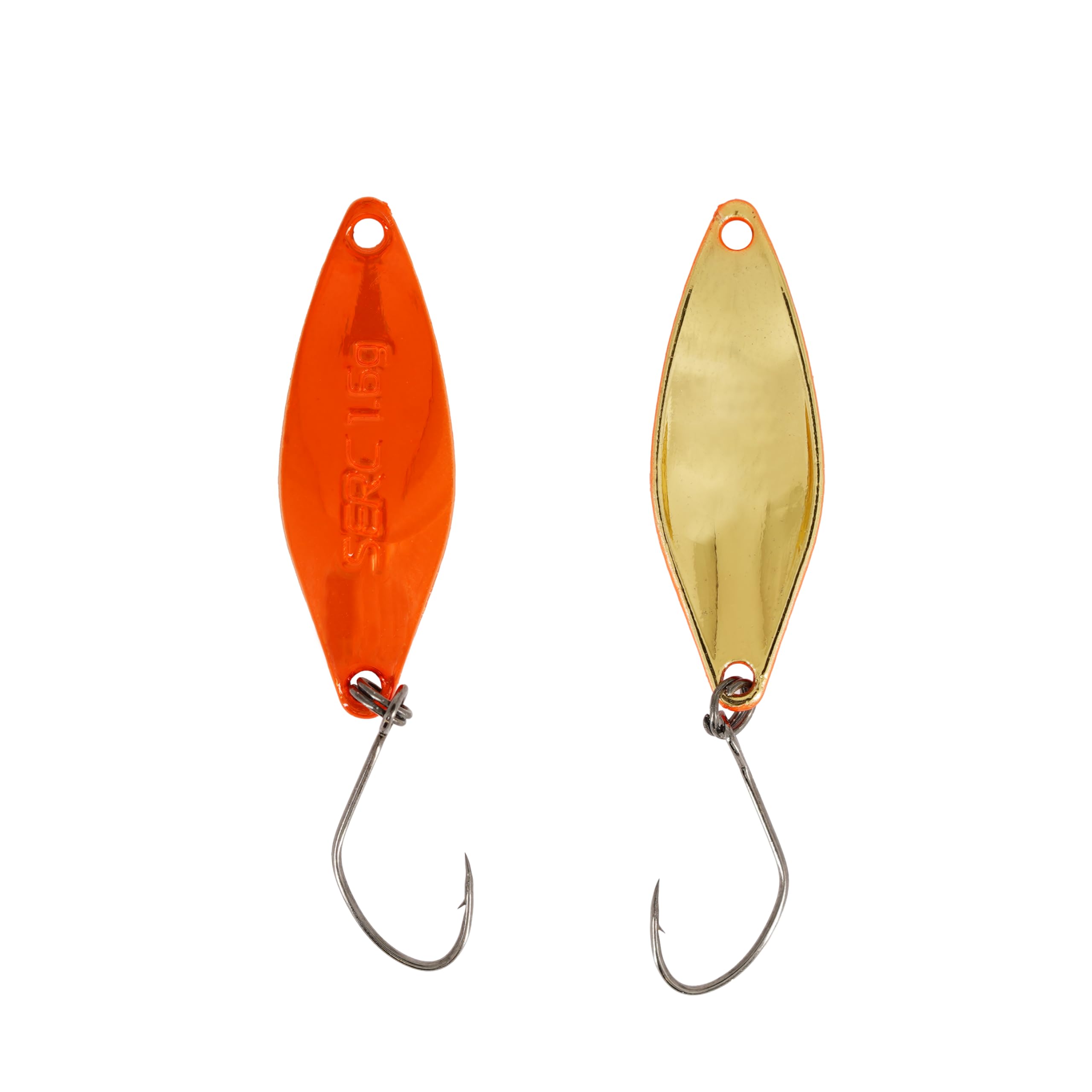 Trout Master Serc Spoon – Forellenköder - Trout Fishing Spoon - UL Angeln -Forellenblinker (Golden Pumpkin, 1,6g)