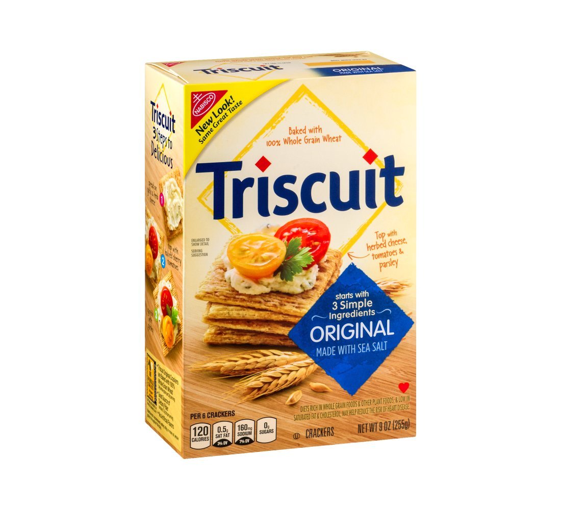Triscuit Original Crackers, 9 Ounce (Pack of 12)
