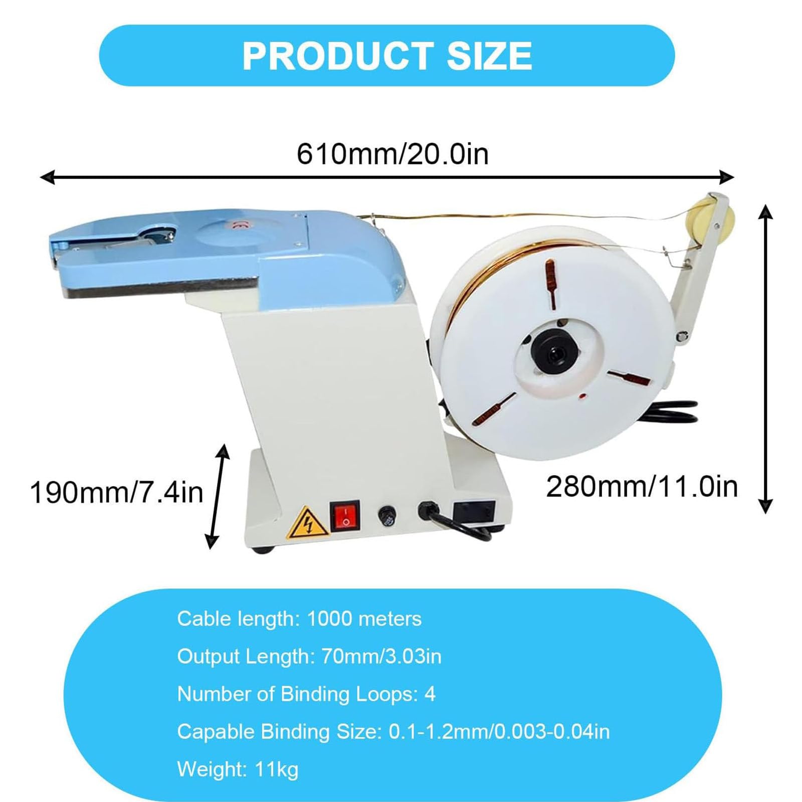 Macchina automatica Twist Tie per una chiusura efficiente del sacchetto, ideale per imballaggi alimentari e esigenze di impacchettamento