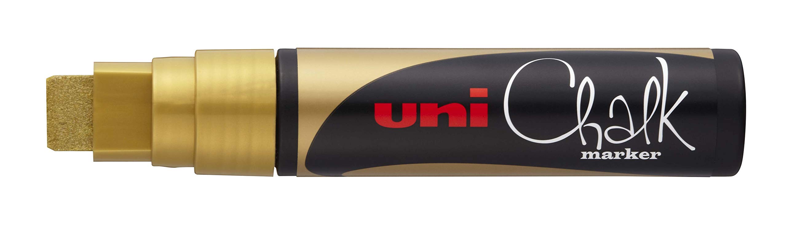 uni-ballUni Chalk Marker, PWE-17K Extra-Broad, Gold