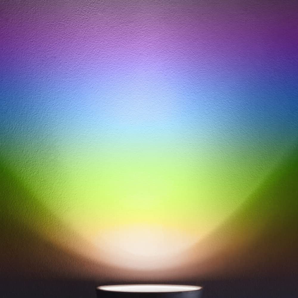 OSORD Multicolor Solar Spot Lights Outdoor, Bright 7 Color Solar Christmas Lights Decorations Yard Halloween Lights Solar Powered Waterproof Solar Landscape Spotlights for Tree Garden-4 Pack