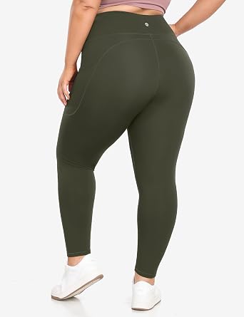 Heathyoga X-6XL Plus Size Leggings with Pockets for Women Yoga Pants Women