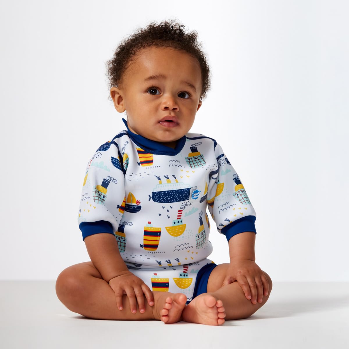Splash About Strój kąpielowy jednoczęściowy Niemowlęta - chłopcy Happy Nappy Wetsuit (1 w zestawie)