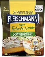 Mistura para Bolo Cremoso Torta de Limão Fleischmann Sachê 390g
