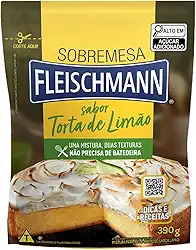 Mistura para Bolo Cremoso Torta de Limão Fleischmann Sachê 390g
