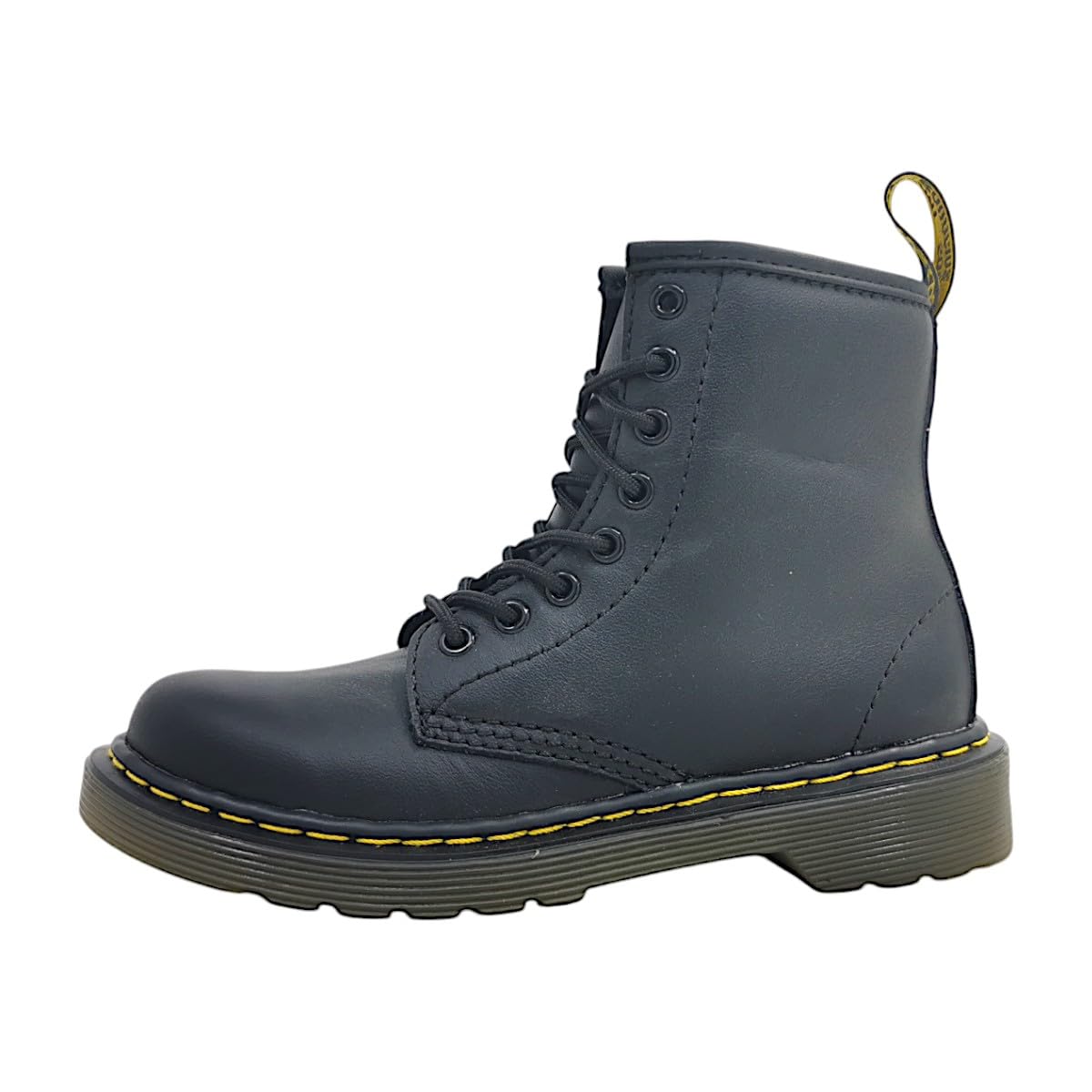 Dr. Martens Delaney Black Softy, Scarpe Brogue Stringate Unisex – Bambini, Nero, 30