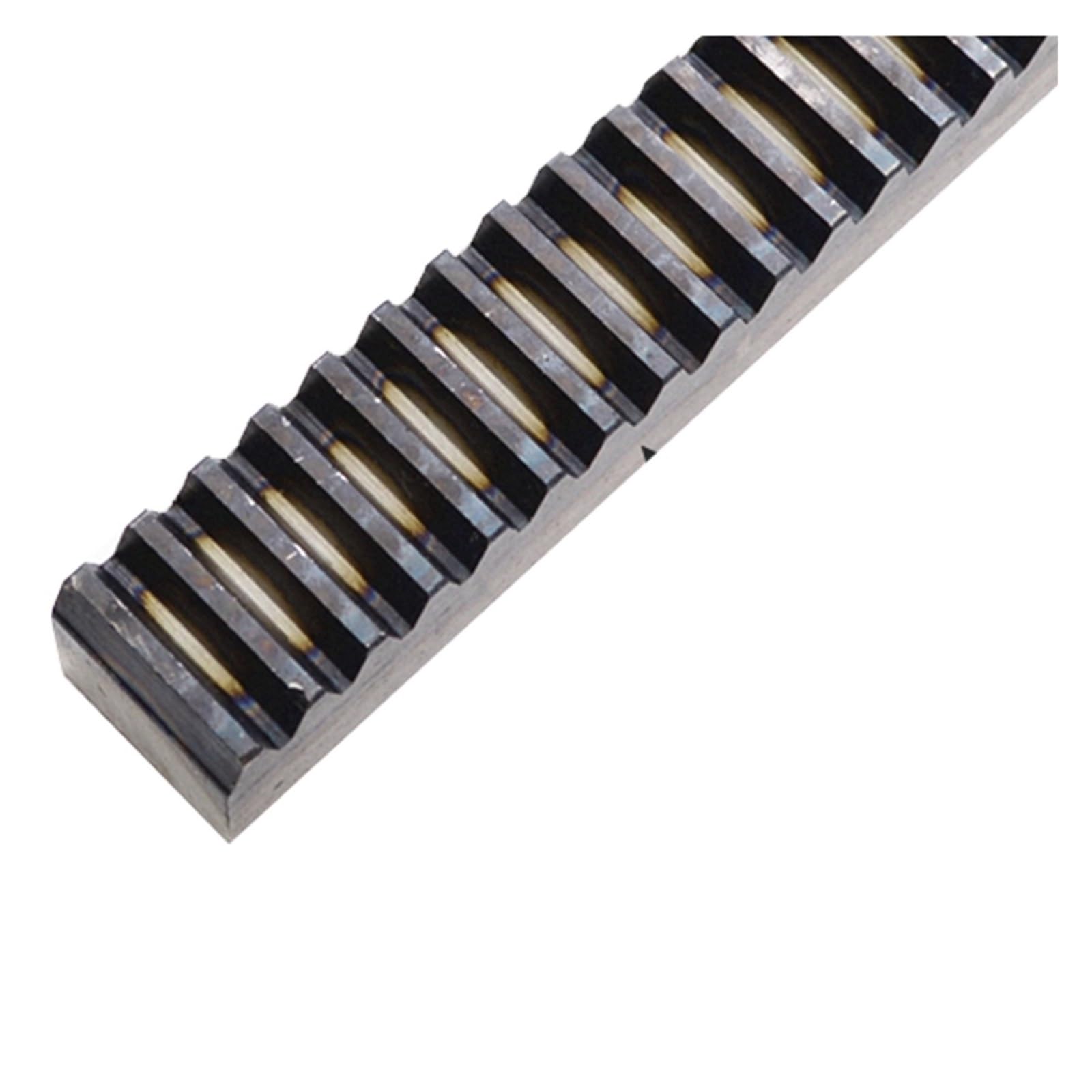 Cremagliera lineare in acciaio 12x12x500mm 2pz 1Mod 1 Modulo Cremagliera in acciaio ad alta precisione + 1M Pignone 25 denti(10mm)