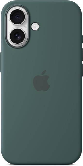 Apple iPhone 16 Silicone Case with MagSafe - Lake Green 