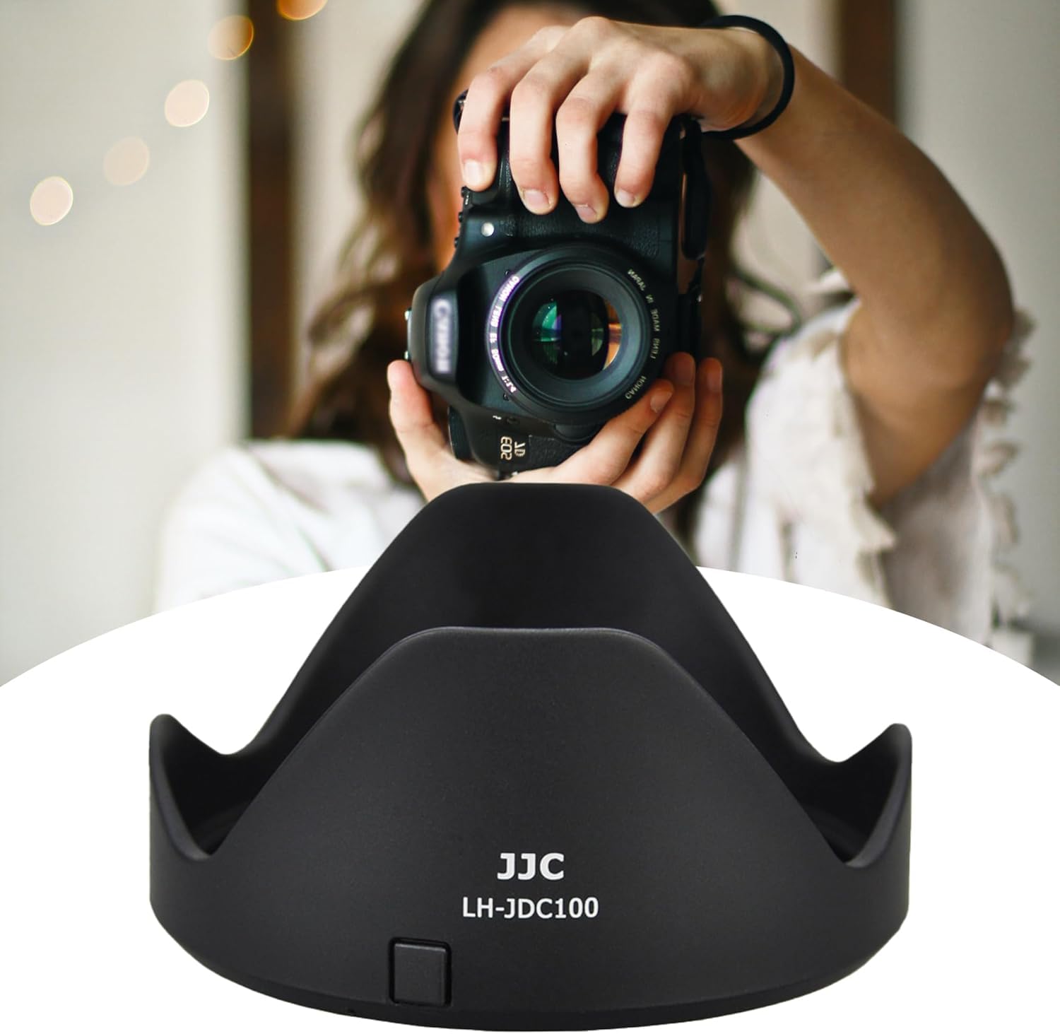Amazon | JJC 可逆式レンズフードと67mmフィルターアタブターリンク