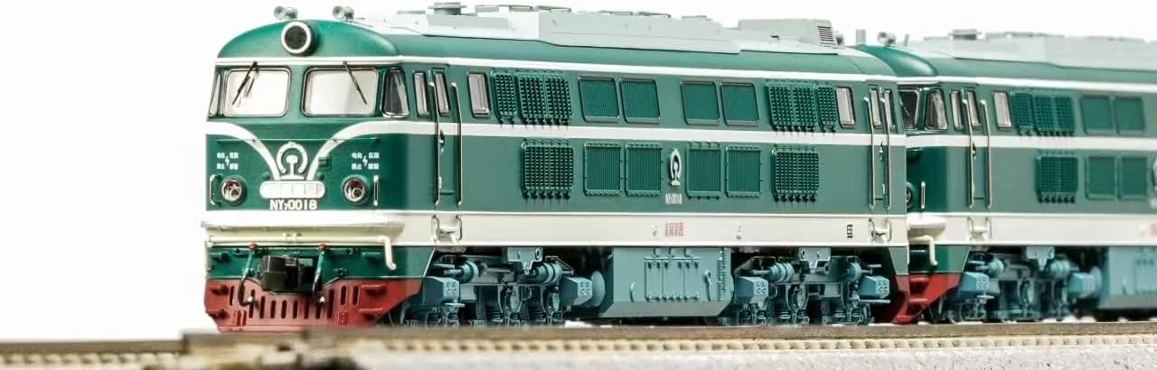 Electric Train Model, N Scale, NY7, Chinese Diesel Locomotive of the 1970s Designed by Germany, ABS Material