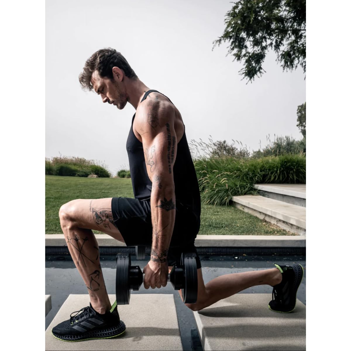 Adjustable Dumbbells 5–100 lb Set | Original  | 26 Weights in 1 for Home Gym Strength Training | Steel-Knurled Handle | Space-Saving Dumbbell Set of 2 | 2-Year Warranty