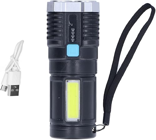Linterna de mano recargable, linternas LED, linterna de mano LED de alta luminosidad para camping, ciclismo, senderismo, emergencia en el hogar al disponible en Yaxa Colombia