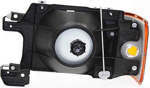 Miniatura 6 de Juego de faros delanteros compatibles con Ford F-250 Bronco 1987-1991 lado izquierdo del conductor y lado derecho del pasajero halógeno con