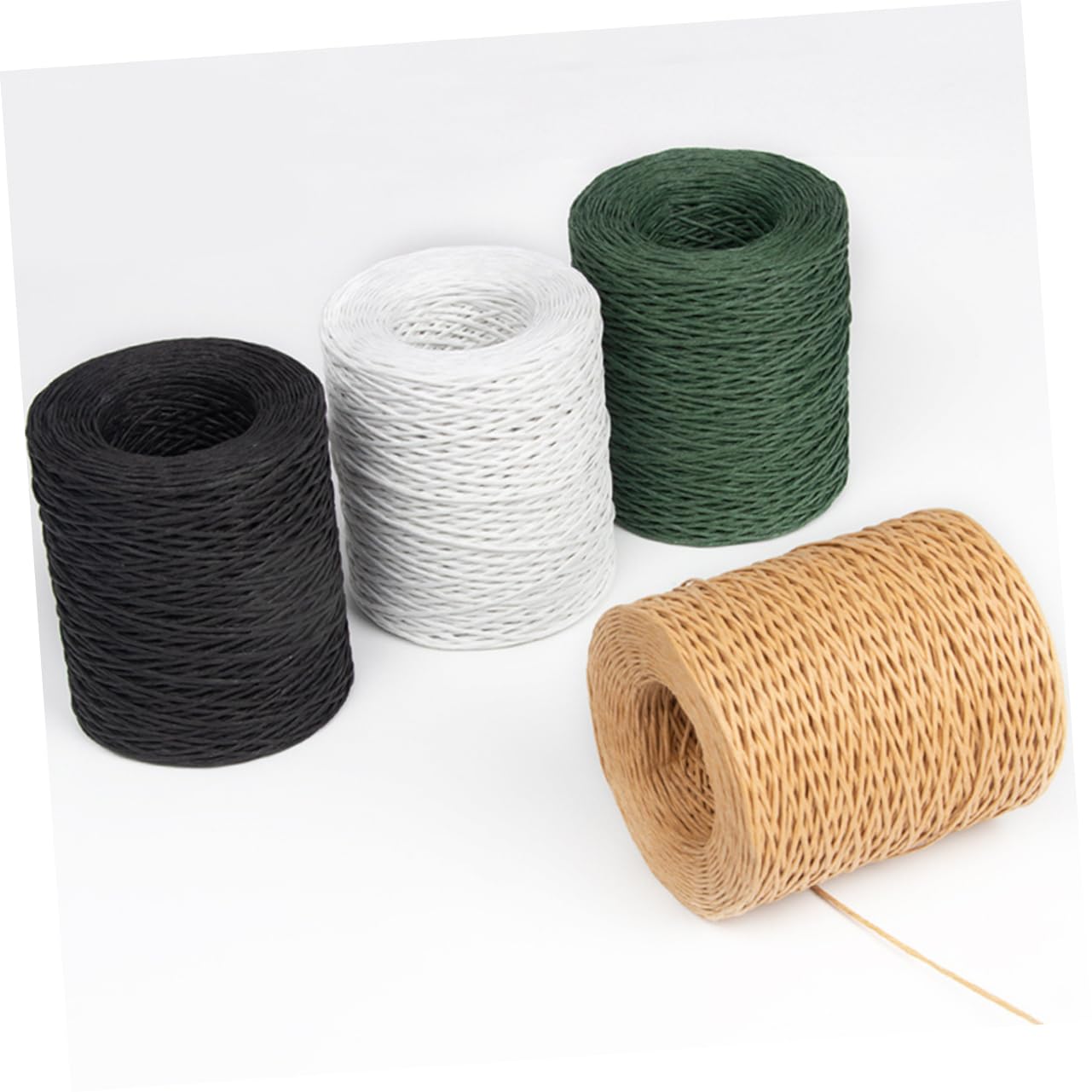 Angoily 1 Roll 210m Floral Paddle Wire White Wire for Flower Arranging Sturdy Easy to Bend for Bouquets Party Decorations