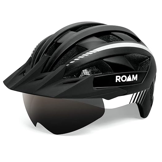 Bicycle Helmet Men with Visor for Bike Helmet, Womans Bicycle Helmet Road Mountain Bike Helmet ROAM