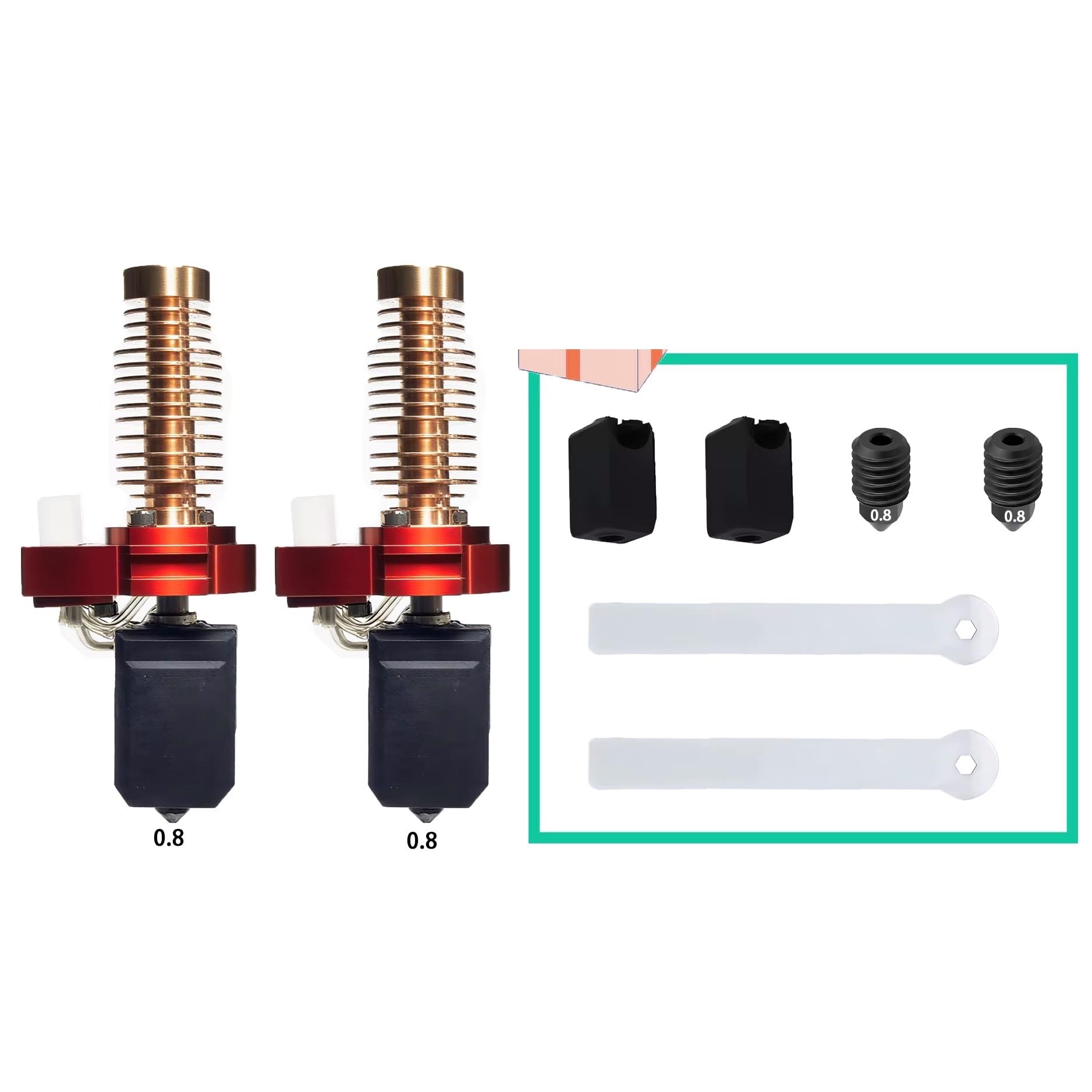 Compatible For FLASHFORGE Adventurer 5M/5M Pro, Kit Hotend En Céramique