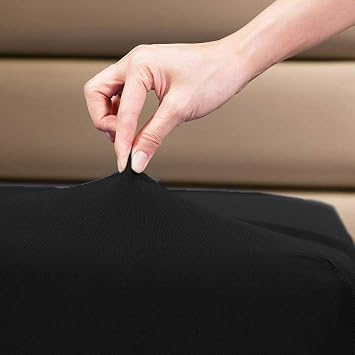 DAN RIVER 100% Cotton Jersey Fitted Sheet, King, Black, 16 Inch | Deep Pockets, Ultra Soft & Breathable, Stretchy Knit Fabric, Fitted Bed Sheet for Queen Mattress, Full size jersey sheet