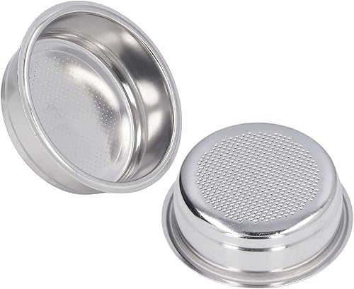 Cesta de filtro de 2.008 in, cesta de filtro para máquina de café expreso, taza de filtro de café de acero inoxidable, taza de filtro de café,