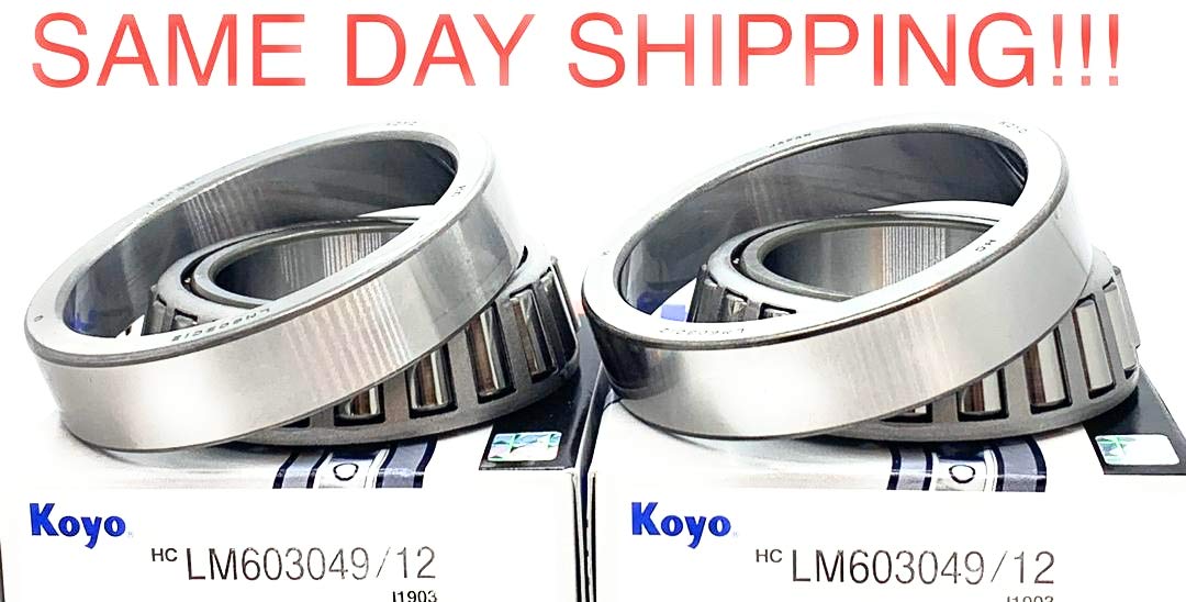 2pc KOYO SET36 Differential Bearing Set for BTC294 BTC9001zr LM603049/LM603012