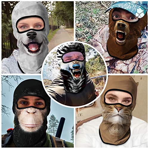 Venswell 3D Balaclava Ski Mask Cool Skull Animal Full Face Mask Cycling/Motorcycle/Halloween #TOP4