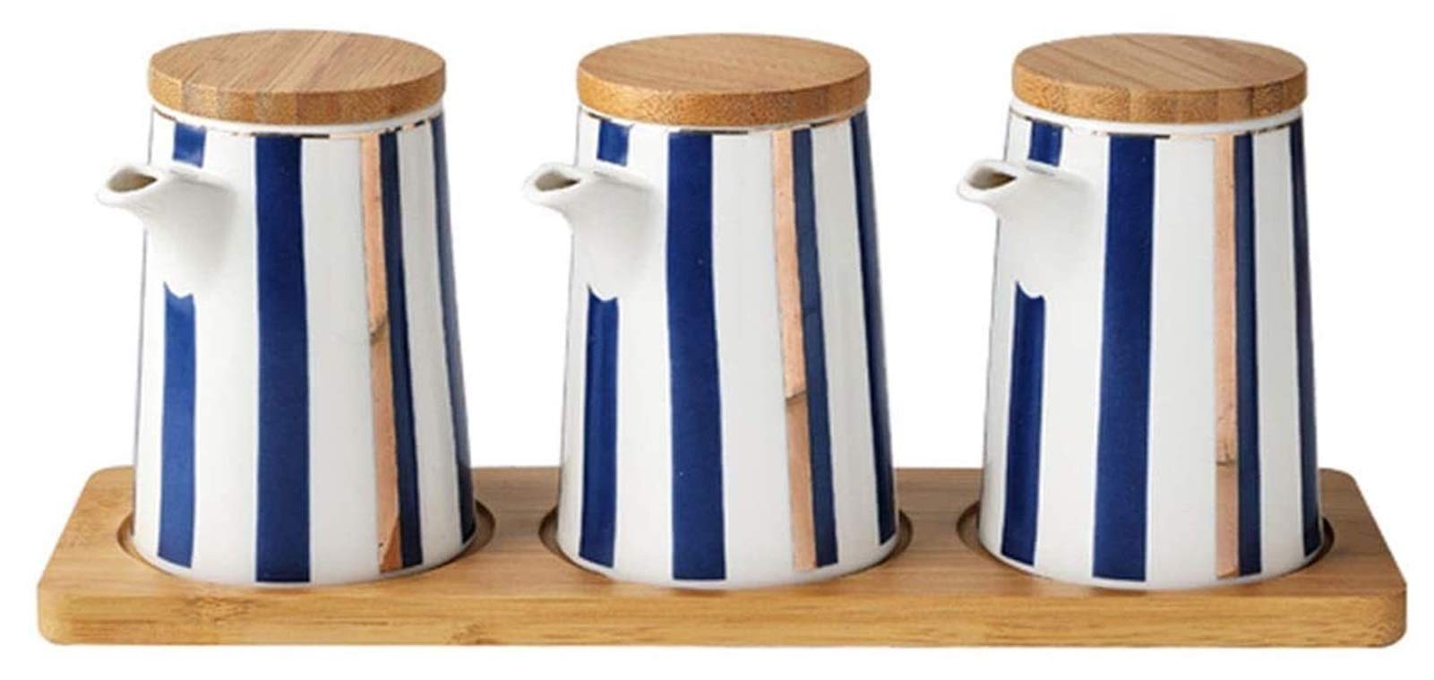 Bambusowy dozownik fontanny, dekoracja, butelka, oliwa z oliwek, dozownik octu z drewnianymi paletami, ceramiczny dozownik oleju, octu, do kuchni, gotowania, sałatki lub grilla