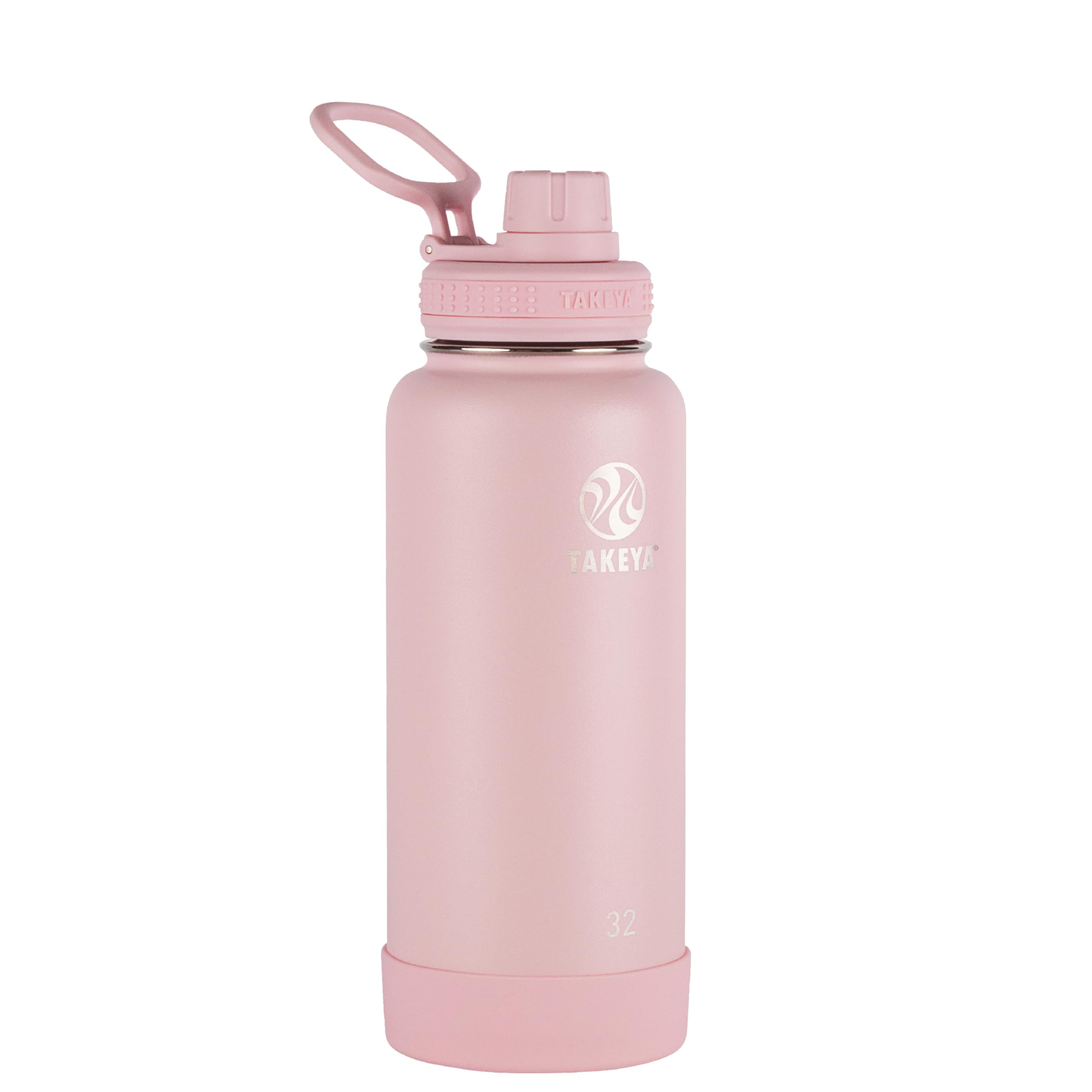 Takeya 51035 Actives - Borraccia isolata in acciaio INOX con coperchio beccuccio, 907,2 g, colore: Fard