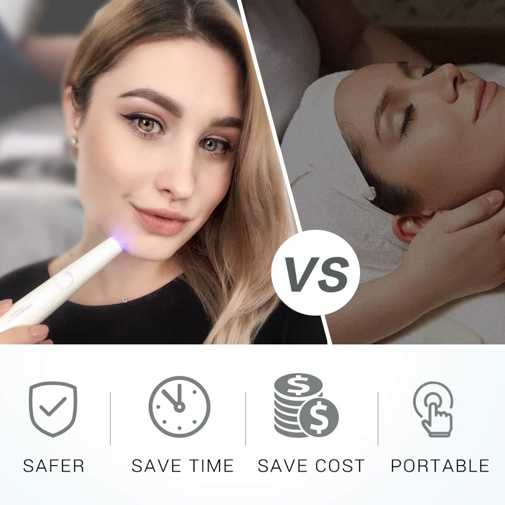 TOUCHBeauty Stylo de Luminothérapie Anti-Acné pour le Visage,Traitement des  Boutons,Inflammations,Stylo 2 en 1 avec Lumière Rouge et Bleue AG-1693A :  Amazon.fr: Beauté et Parfum