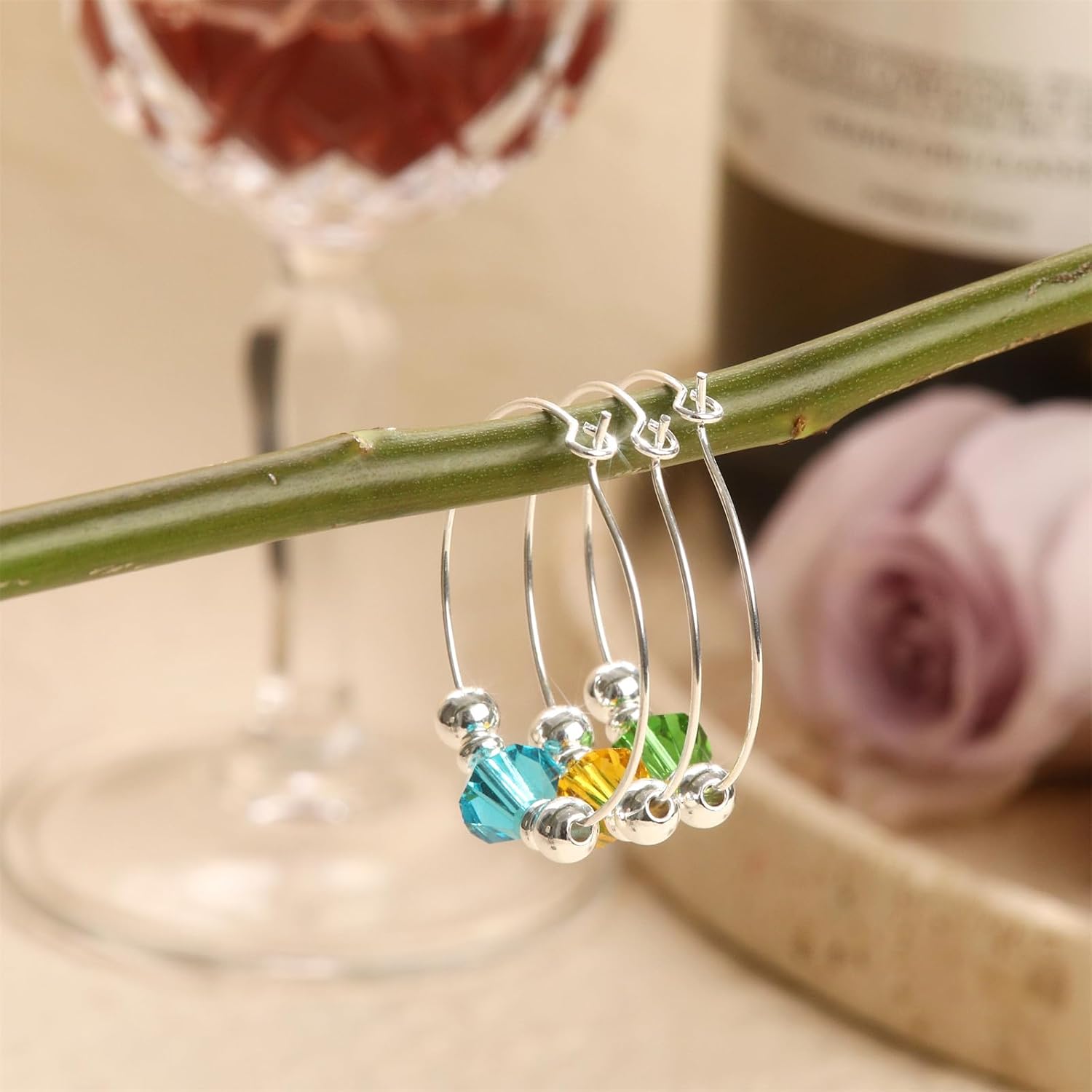 Pride & par Gold/Silver Wine Charm