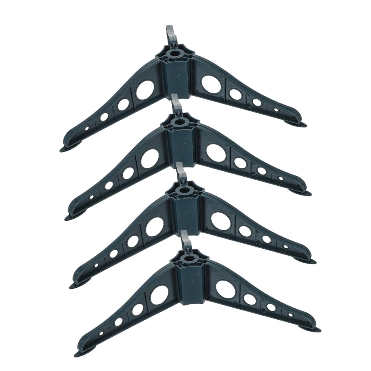 Soporte para árbol de Navidad artificial desmontable base de plástico verde 19 cm