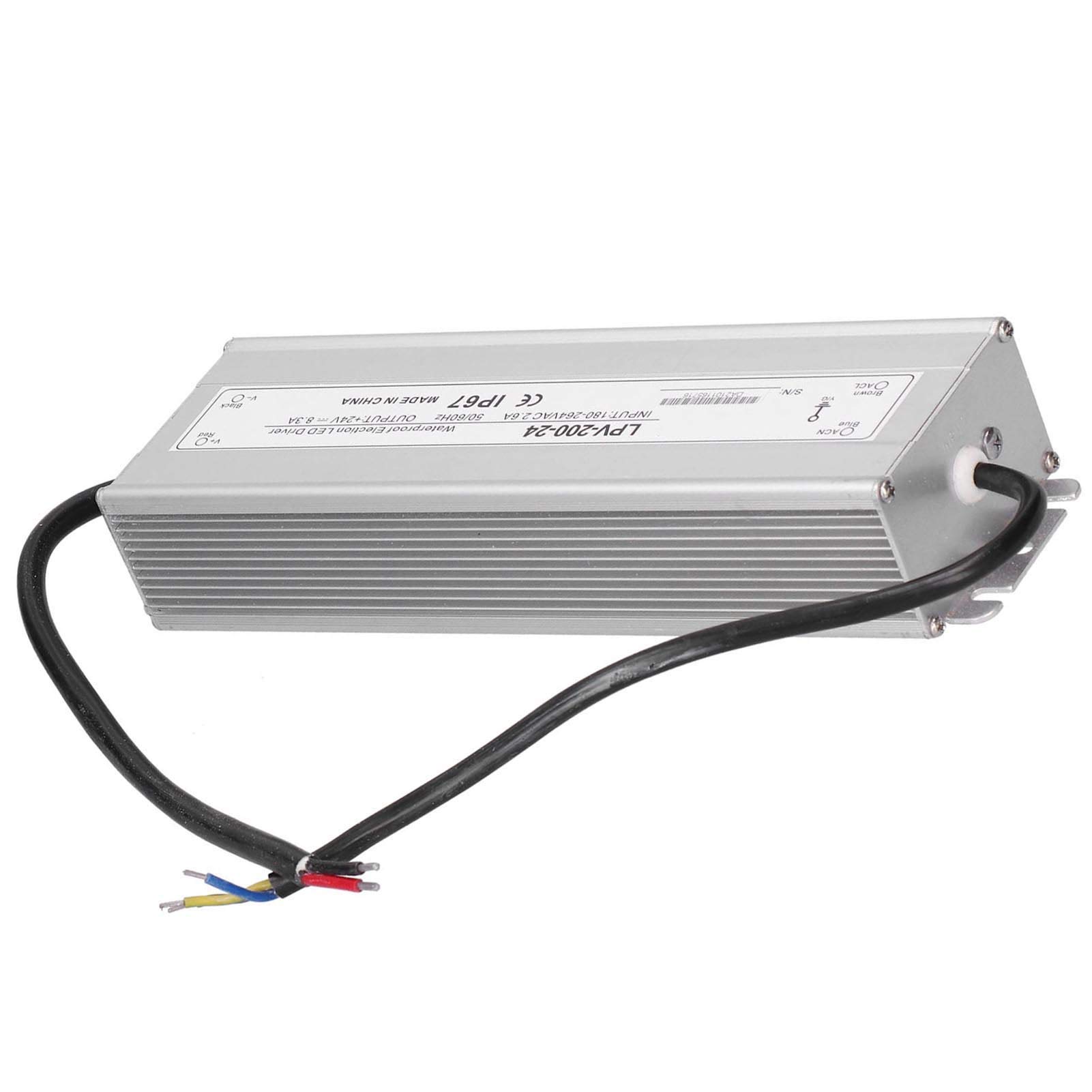 Wodoodporny Sterownik LED o Mocy 200 W z aluminiową obudową