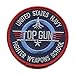 Produktbild 65 mm USA TOP GUN Navy Fighter Weapons School US Patch Aufnäher Aufbügler 0502 B